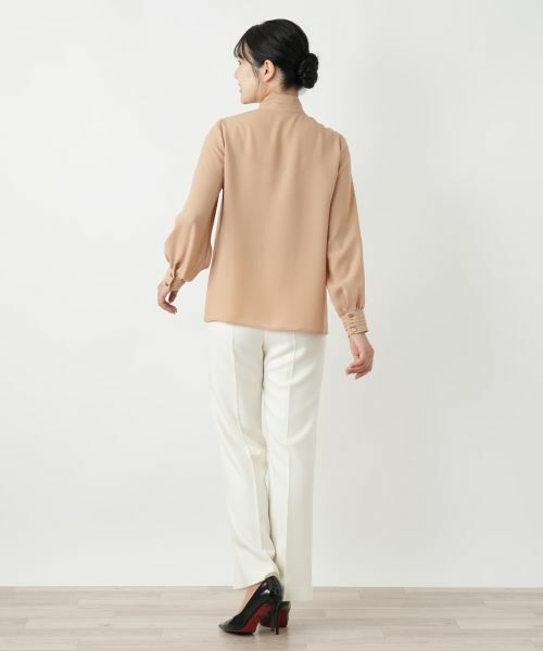 Leilian / レリアン シャツ・ブラウス | ピンタックボウタイブラウス【ROCHAS Premiere】 | 詳細3