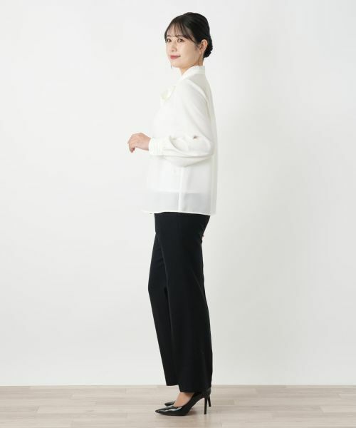 Leilian / レリアン シャツ・ブラウス | ピンタックボウタイブラウス【ROCHAS Premiere】 | 詳細5