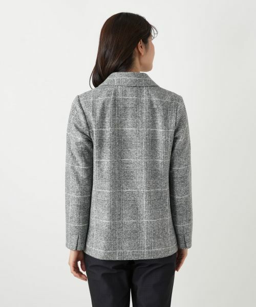Leilian / レリアン テーラードジャケット | チェック柄テーラードジャケット【Leilian WHITE LABEL】 | 詳細10