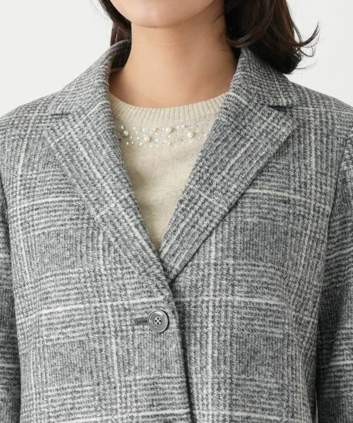 Leilian / レリアン テーラードジャケット | チェック柄テーラードジャケット【Leilian WHITE LABEL】 | 詳細11