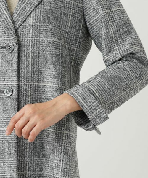 Leilian / レリアン テーラードジャケット | チェック柄テーラードジャケット【Leilian WHITE LABEL】 | 詳細15