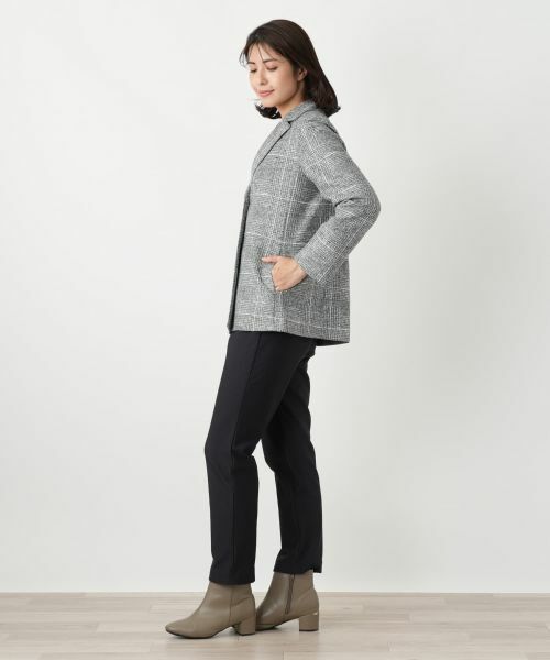 Leilian / レリアン テーラードジャケット | チェック柄テーラードジャケット【Leilian WHITE LABEL】 | 詳細6