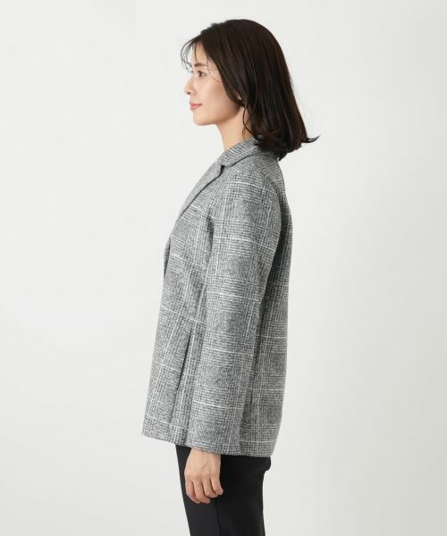 Leilian / レリアン テーラードジャケット | チェック柄テーラードジャケット【Leilian WHITE LABEL】 | 詳細9