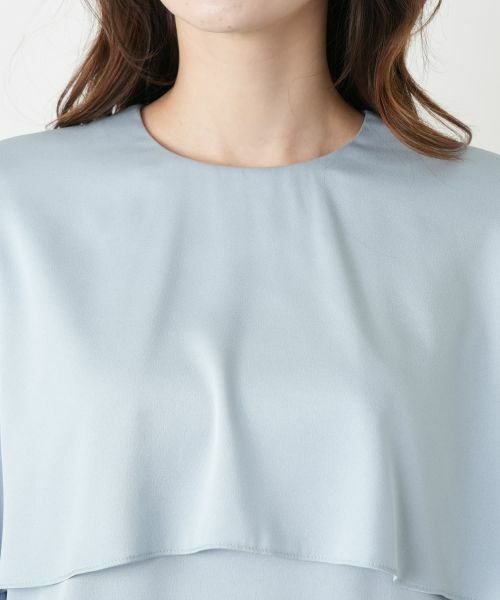 Leilian / レリアン シャツ・ブラウス | ケープ風ラッフルブラウス | 詳細13