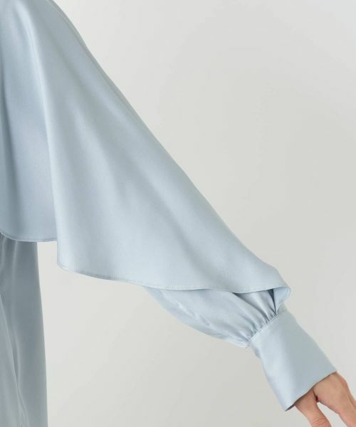 Leilian / レリアン シャツ・ブラウス | ケープ風ラッフルブラウス | 詳細15