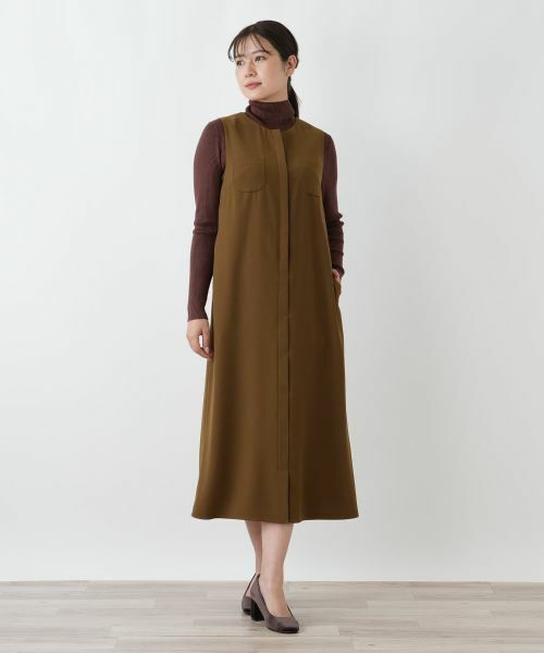 Leilian / レリアン ロング・マキシ丈ワンピース | ノースリーブワンピース | 詳細13