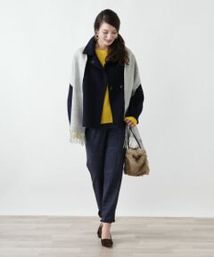 Leilian / レリアン テーラードジャケット | ステンカラーショートジャケット【25年11月カタログ】