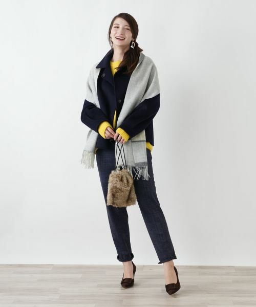 Leilian / レリアン テーラードジャケット | ステンカラーショートジャケット【25年11月カタログ】 | 詳細2