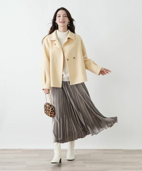 Leilian / レリアン テーラードジャケット | ステンカラーショートジャケット【25年11月カタログ】 | 詳細5