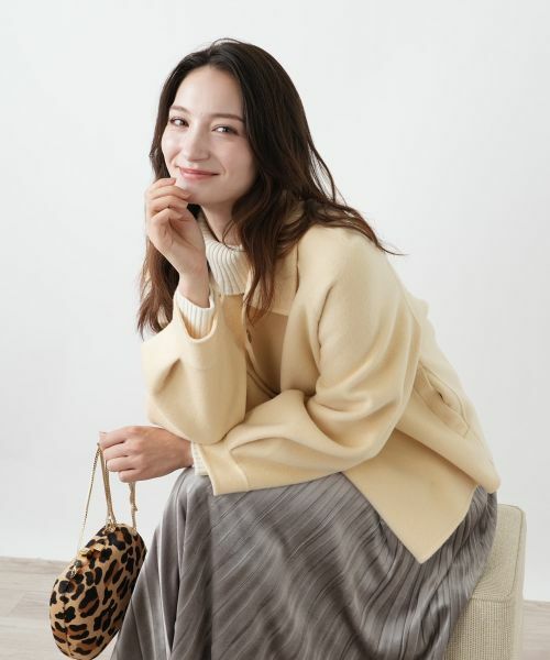 Leilian / レリアン テーラードジャケット | ステンカラーショートジャケット【25年11月カタログ】 | 詳細6