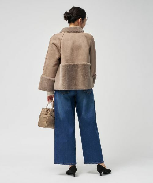 Leilian / レリアン テーラードジャケット | フェイクムートンショートジャケット【25年11月カタログ】 | 詳細15