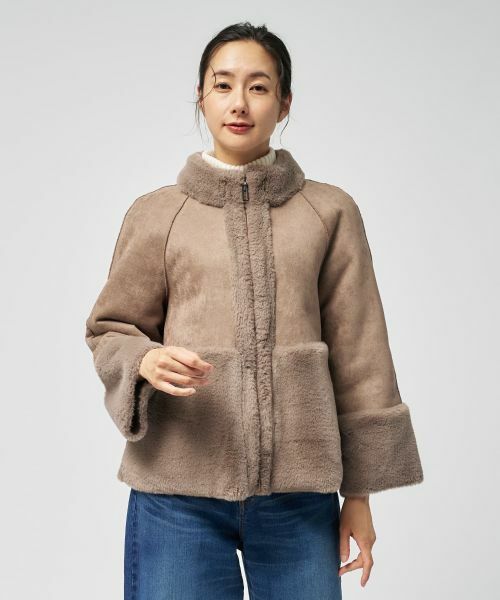 Leilian / レリアン テーラードジャケット | フェイクムートンショートジャケット【25年11月カタログ】 | 詳細17