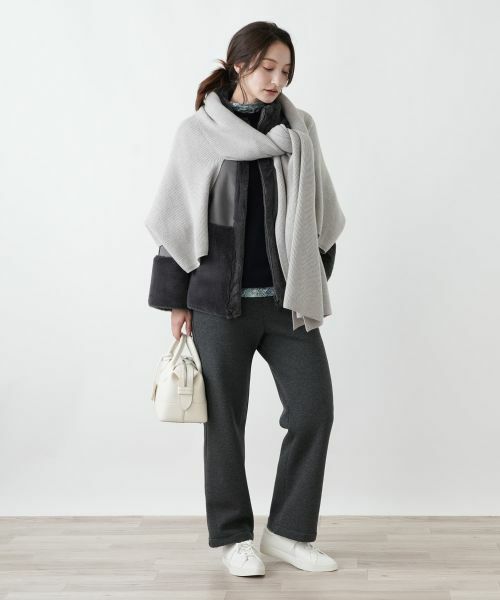 Leilian / レリアン テーラードジャケット | フェイクムートンショートジャケット【25年11月カタログ】 | 詳細2