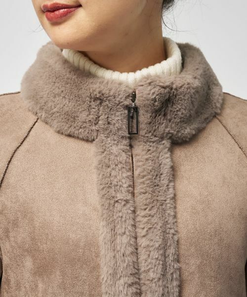 Leilian / レリアン テーラードジャケット | フェイクムートンショートジャケット【25年11月カタログ】 | 詳細22