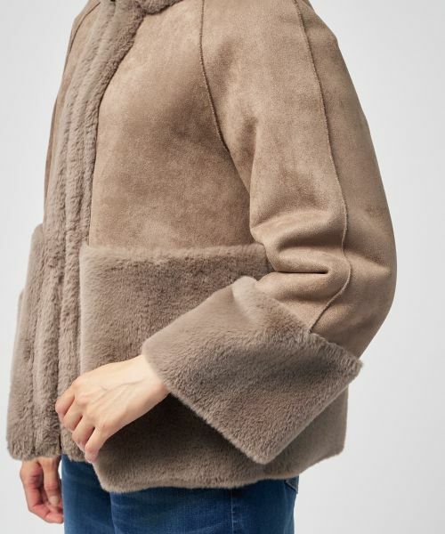 Leilian / レリアン テーラードジャケット | フェイクムートンショートジャケット【25年11月カタログ】 | 詳細24