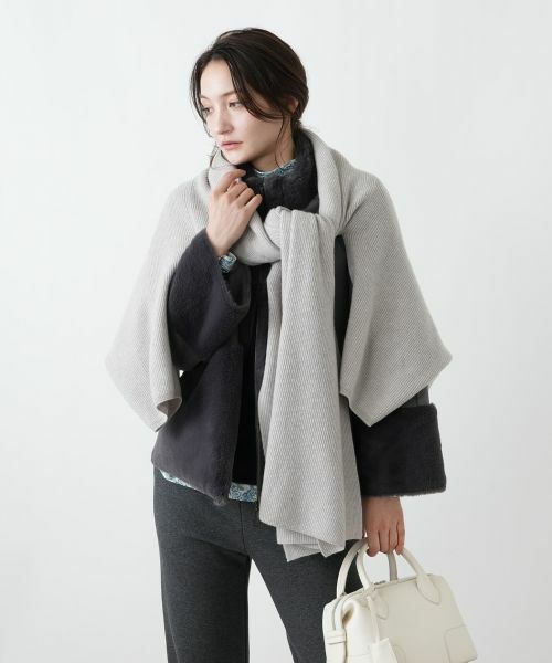 Leilian / レリアン テーラードジャケット | フェイクムートンショートジャケット【25年11月カタログ】 | 詳細3