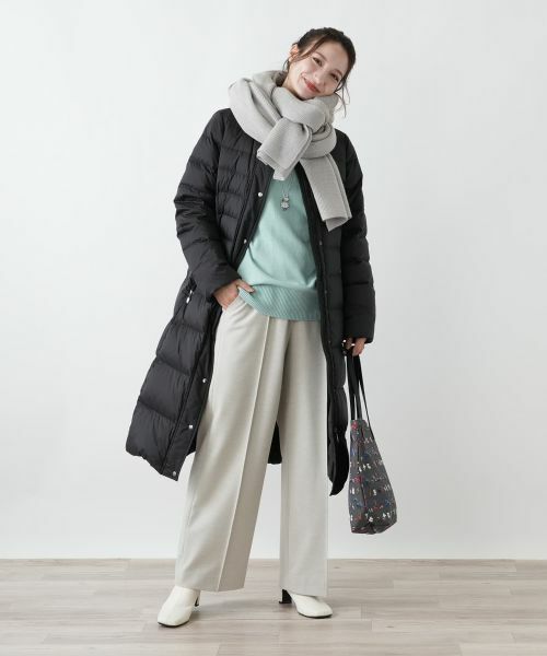 Leilian / レリアン その他パンツ | ピンタックストレートパンツ【25年11月カタログ】 | 詳細1