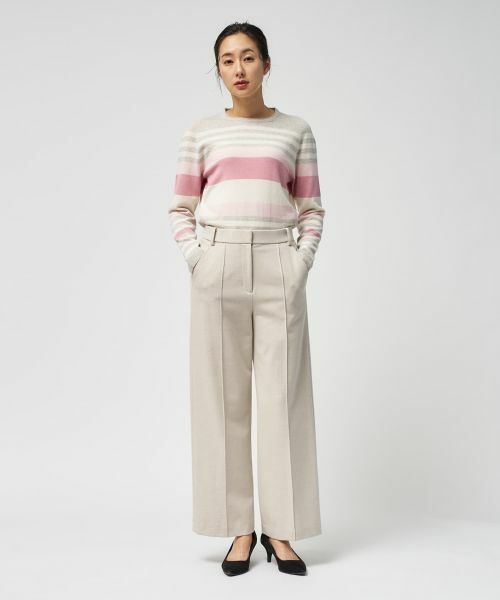 Leilian / レリアン その他パンツ | ピンタックストレートパンツ【25年11月カタログ】 | 詳細13