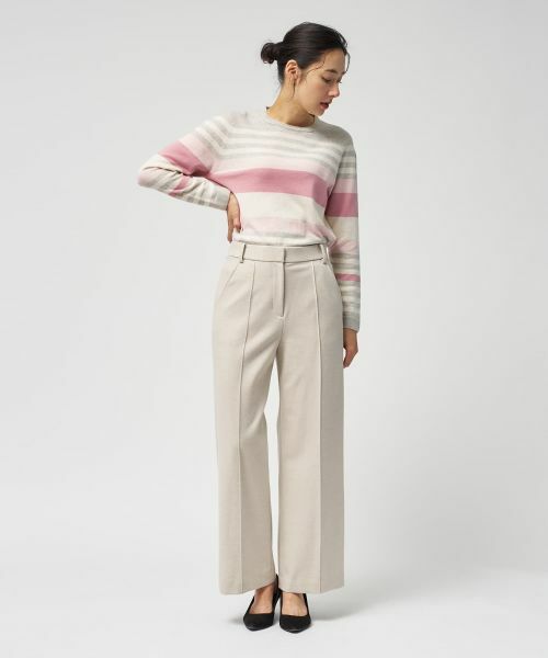 Leilian / レリアン その他パンツ | ピンタックストレートパンツ【25年11月カタログ】 | 詳細15