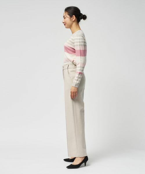 Leilian / レリアン その他パンツ | ピンタックストレートパンツ【25年11月カタログ】 | 詳細16