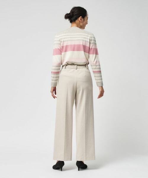 Leilian / レリアン その他パンツ | ピンタックストレートパンツ【25年11月カタログ】 | 詳細17