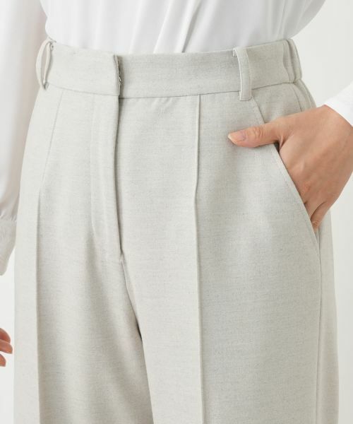 Leilian / レリアン その他パンツ | ピンタックストレートパンツ【25年11月カタログ】 | 詳細25