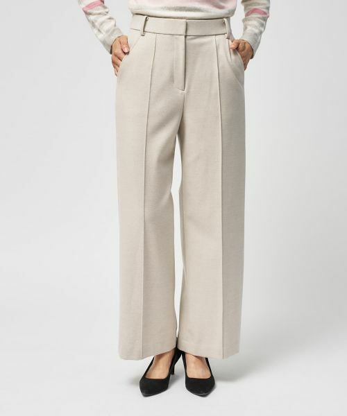 Leilian / レリアン その他パンツ | ピンタックストレートパンツ【25年11月カタログ】 | 詳細4