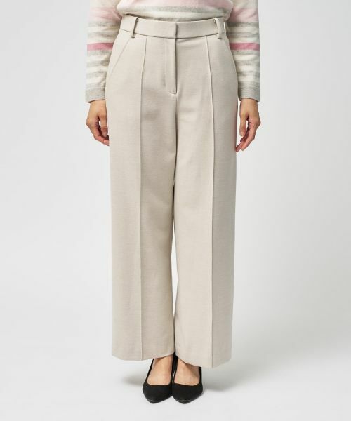 Leilian / レリアン その他パンツ | ピンタックストレートパンツ【25年11月カタログ】 | 詳細6