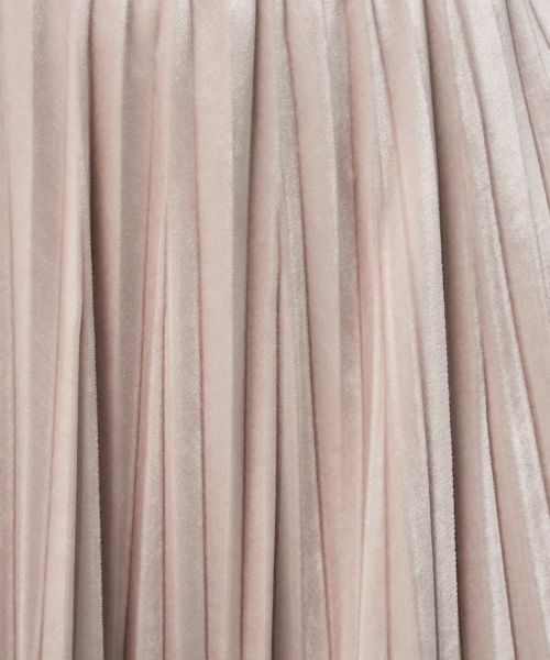 Leilian / レリアン ロング・マキシ丈スカート | ベロアプリーツスカート【25年11月カタログ】 | 詳細10