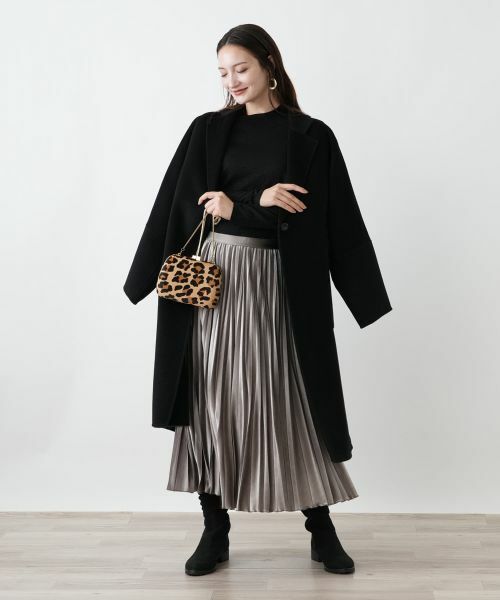 Leilian / レリアン ロング・マキシ丈スカート | ベロアプリーツスカート【25年11月カタログ】 | 詳細19