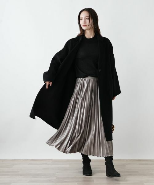 Leilian / レリアン ロング・マキシ丈スカート | ベロアプリーツスカート【25年11月カタログ】 | 詳細20