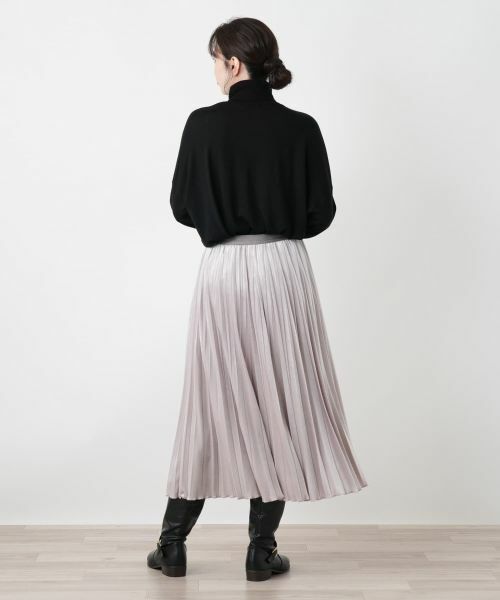 Leilian / レリアン ロング・マキシ丈スカート | ベロアプリーツスカート【25年11月カタログ】 | 詳細28