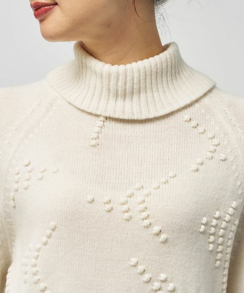 Leilian / レリアン ニット・セーター | ポップコーンタートルネックニットプルオーバー【FRANCO FERRARO for Leilian】【25年11月カタログ】 | 詳細12