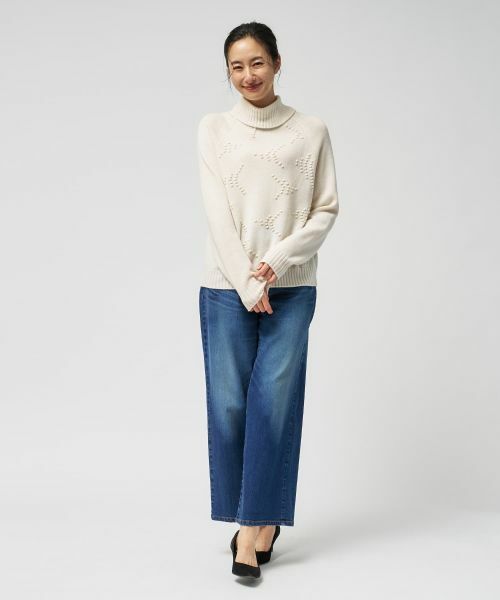 Leilian / レリアン ニット・セーター | ポップコーンタートルネックニットプルオーバー【FRANCO FERRARO for Leilian】【25年11月カタログ】 | 詳細17