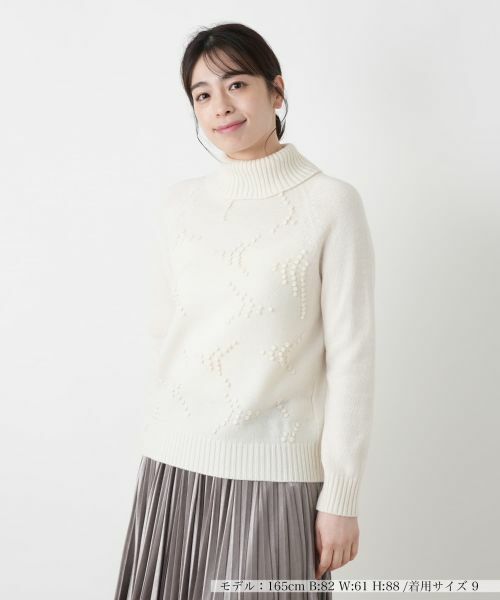 Leilian / レリアン ニット・セーター | ポップコーンタートルネックニットプルオーバー【FRANCO FERRARO for Leilian】【25年11月カタログ】 | 詳細25