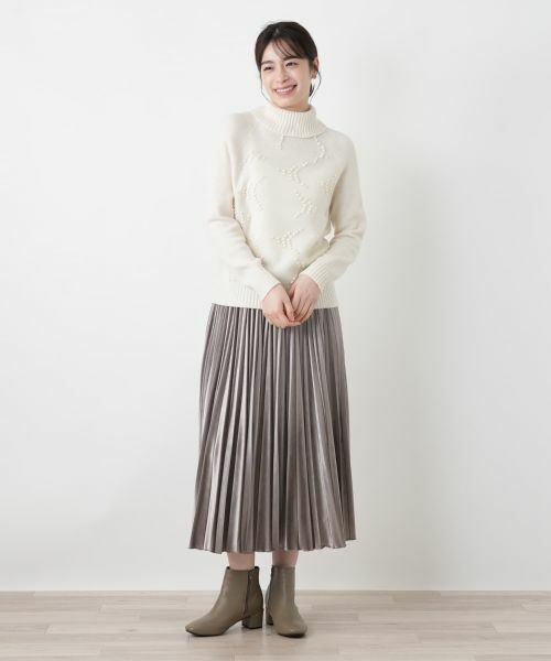 Leilian / レリアン ニット・セーター | ポップコーンタートルネックニットプルオーバー【FRANCO FERRARO for Leilian】【25年11月カタログ】 | 詳細26