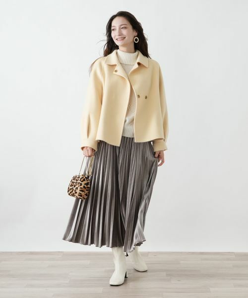 Leilian / レリアン ニット・セーター | ポップコーンタートルネックニットプルオーバー【FRANCO FERRARO for Leilian】【25年11月カタログ】 | 詳細5