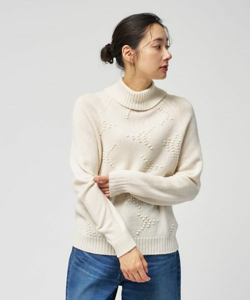 Leilian / レリアン ニット・セーター | ポップコーンタートルネックニットプルオーバー【FRANCO FERRARO for Leilian】【25年11月カタログ】 | 詳細8