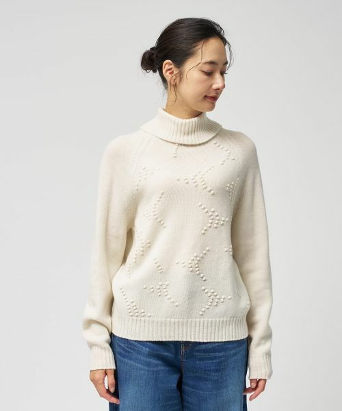 Leilian / レリアン ニット・セーター | ポップコーンタートルネックニットプルオーバー【FRANCO FERRARO for Leilian】【25年11月カタログ】 | 詳細9