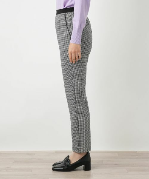 Leilian / レリアン その他パンツ | 【あったか素材】千鳥格子柄テーパードパンツ | 詳細16