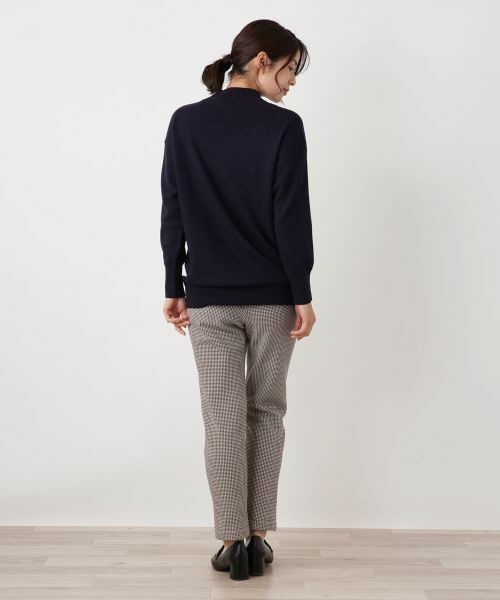 Leilian / レリアン その他パンツ | 【あったか素材】千鳥格子柄テーパードパンツ | 詳細8