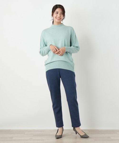 Leilian / レリアン その他パンツ | 【あったか素材】千鳥格子柄テーパードパンツ | 詳細9