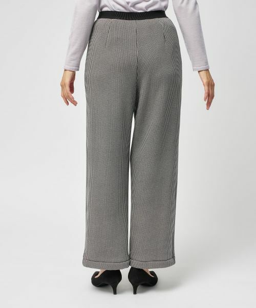 Leilian / レリアン その他パンツ | あったか千鳥格子セミワイドパンツ【25年11月カタログ】 | 詳細11