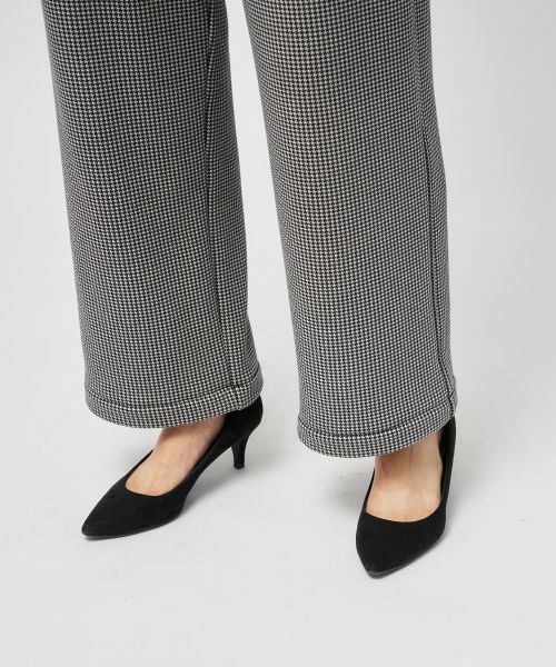 Leilian / レリアン その他パンツ | あったか千鳥格子セミワイドパンツ【25年11月カタログ】 | 詳細13