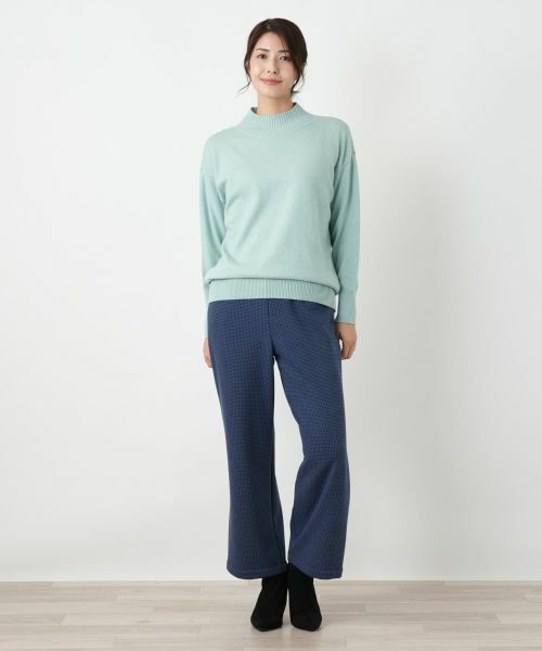 Leilian / レリアン その他パンツ | あったか千鳥格子セミワイドパンツ【25年11月カタログ】 | 詳細26