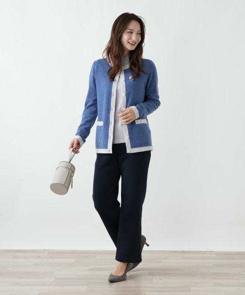 Leilian / レリアン その他パンツ | 裏起毛あったかストレートパンツ | 詳細1