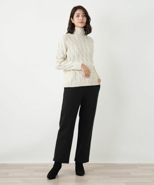 Leilian / レリアン その他パンツ | 裏起毛あったかストレートパンツ | 詳細10