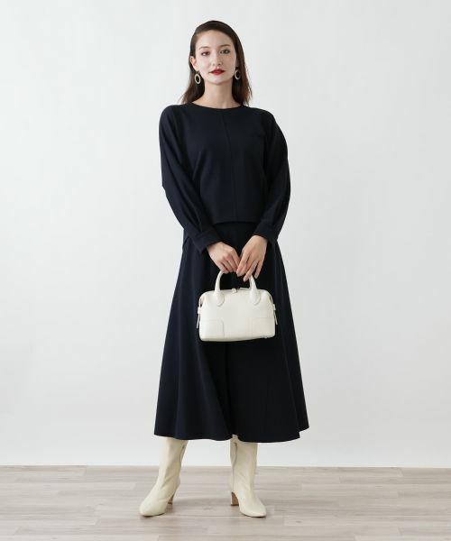 Leilian / レリアン シャツ・ブラウス | クルーネックブラウス【Leilian WHITE LABEL】 | 詳細1