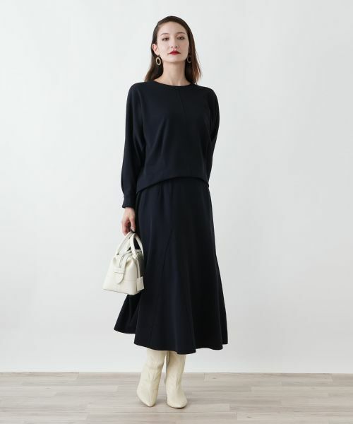 Leilian / レリアン ミニ・ひざ丈スカート | ロングフレアスカート【Leilian WHITE LABEL】 | 詳細1