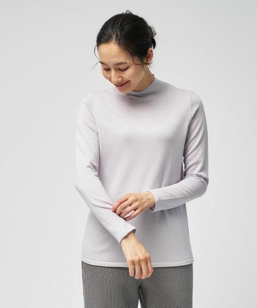 Leilian / レリアン ニット・セーター | ラメハイネックニットプルオーバー【25年11月カタログ】 | 詳細1
